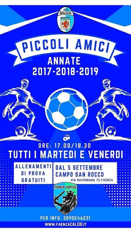 Riparte la Scuola Calcio!!!